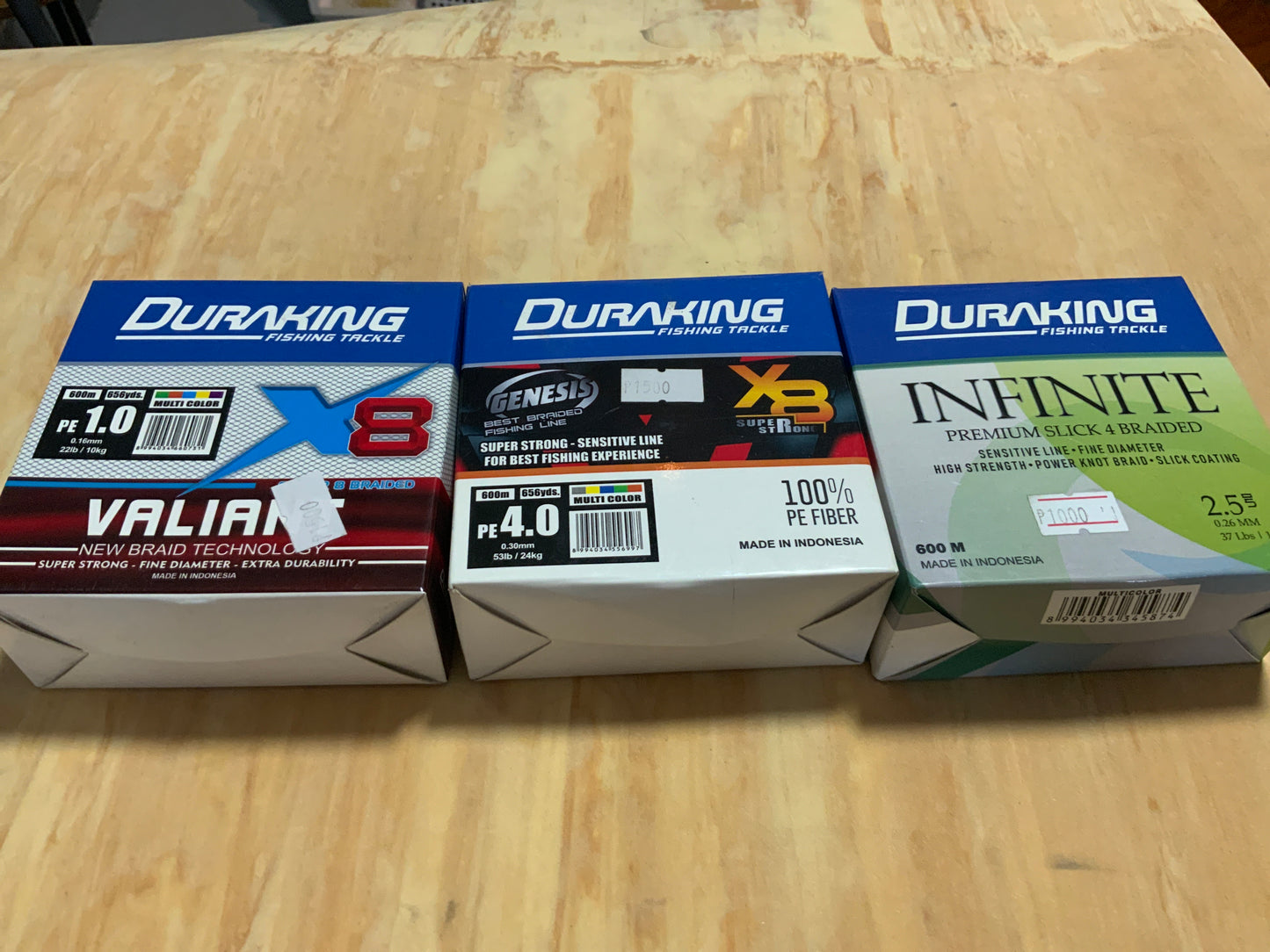 Duraking braided line