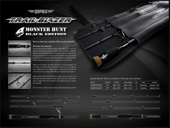 Rapala Trailblazer Monster Hunt TBMHLS654L