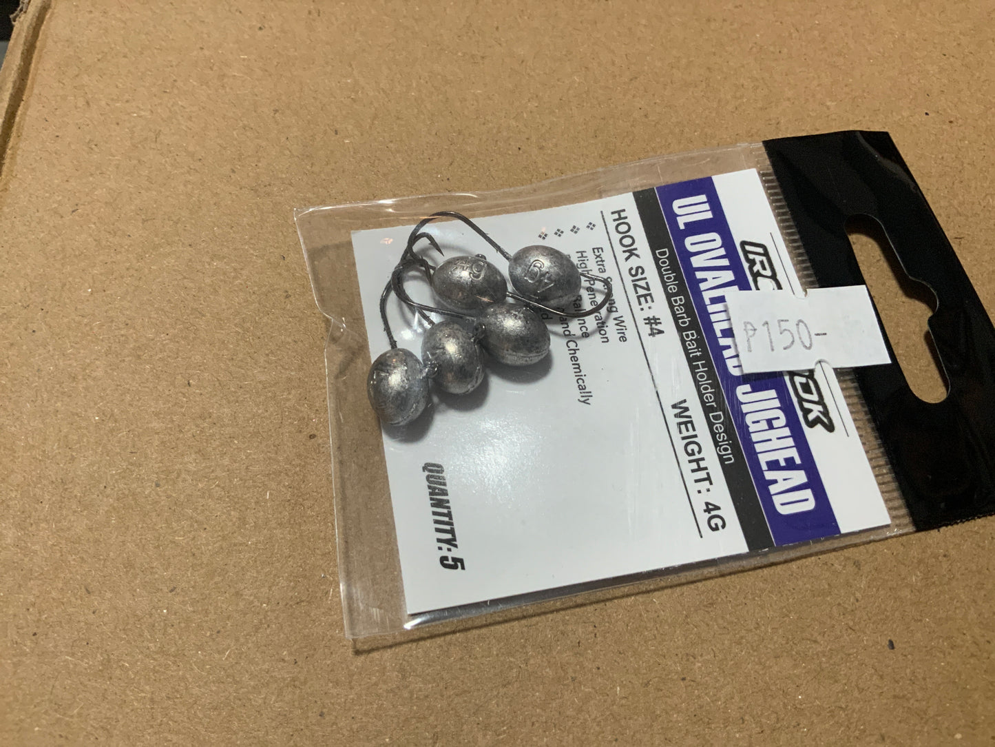 Superse oval jig head