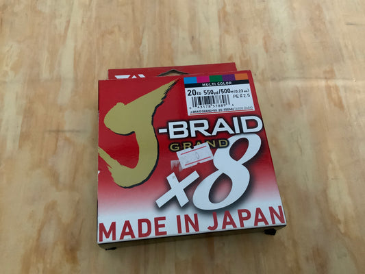 Jbraid x8 550m
