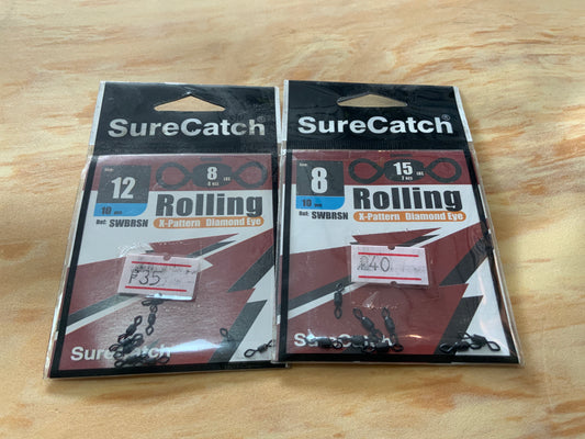 Surecatch rolling swivel small