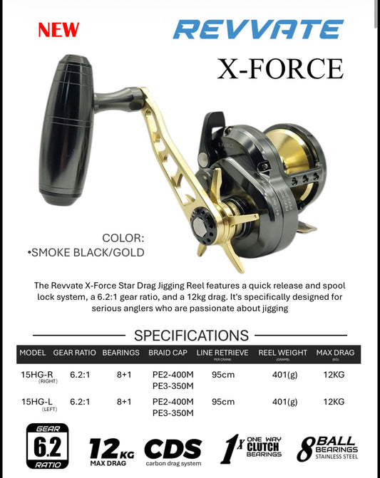 Revvate Xforce 15 hg