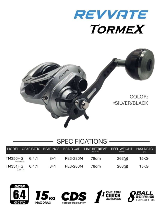 Revvate tormex reel