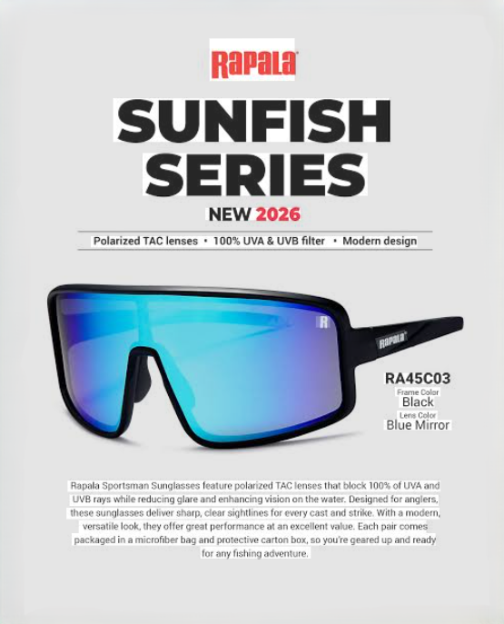 Sunfish Black Blue Mirror