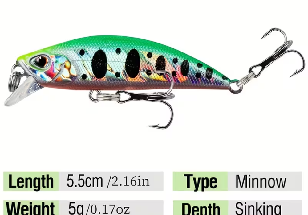 Generic minnow lure 5 grams