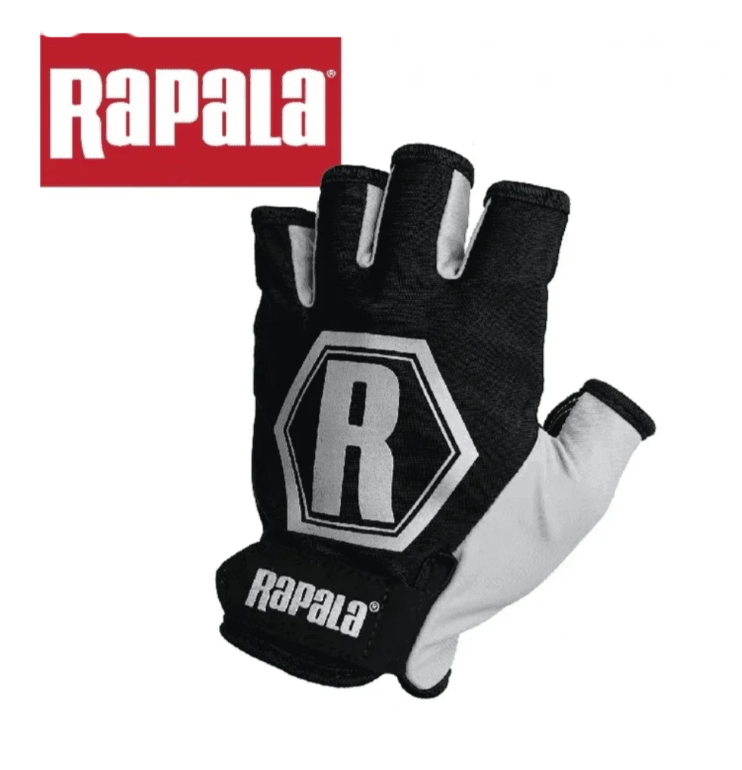 Rapala casting half finger gloves