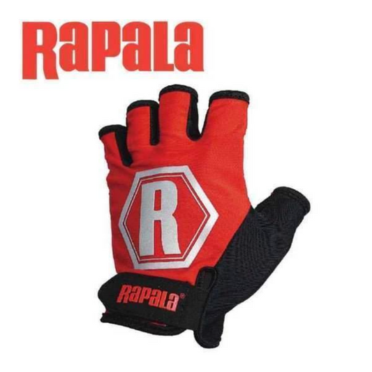 Rapala casting half finger gloves