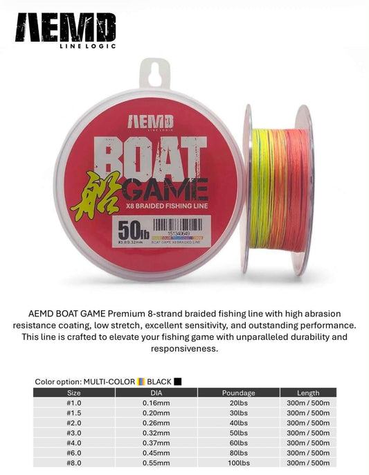 Superse AEMD Boat Game X8 Braided 500m