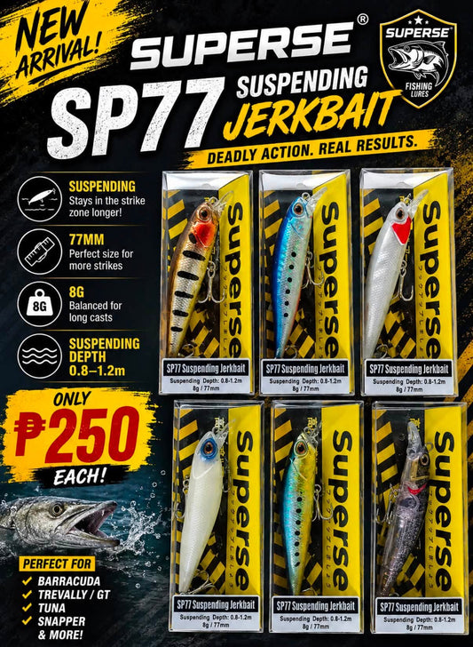 Superse SP77 Suspending Jerkbait